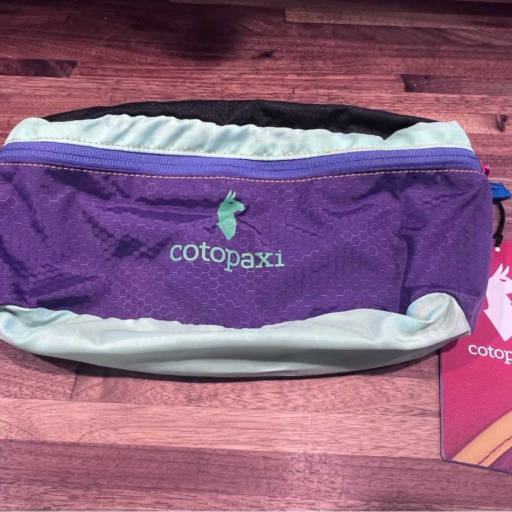 Cotopaxi Purple and Mint Fanny Pack NWT